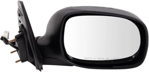 Vista 12 de TRQ Cubierta cromada del espejo manual del lado del pasajero, acabado liso para Volvo VNL 2004-2014