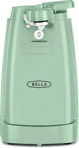 Vista 9 de bella Abrelatas automático, manos libres, funciona con pilas, sin cable, hoja de acero inoxidable para abrir cualquier tamaño de lata con imán
