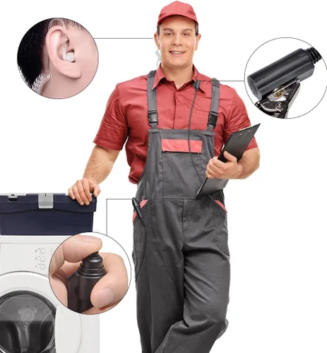 Vista 5 de Auriculares Walkie-Talkie, tres cables de tubo acústico con PTT para radio bidireccional Motorola XPR6350 XPR6550 XPR7550 APX 4000 6000 7000 HT