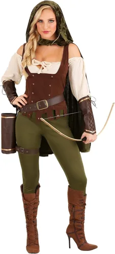Vista 2 de Disfraz de Robin Hood para mujer