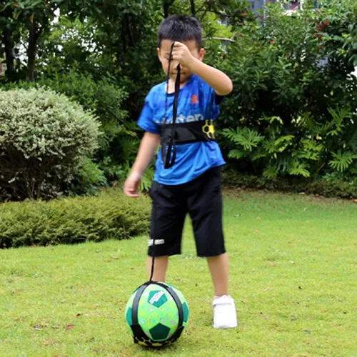 Vista 4 de Kaxich Entrenador de fútbol, cinturón de entrenamiento de fútbol ajustable, equipo de práctica de fútbol flexible para fútbol, voleibol, rugby