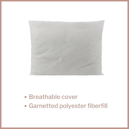 Vista 2 de McKesson Almohada de cama desechable [12 unidades] Uso para un solo paciente, blanca 17 x 24 pulgadas