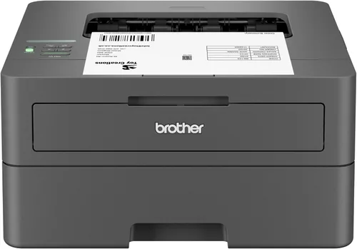 Vista 2 de Brother Impresora HLL2405W y TN830XL Paquete de 2 tóner negro de alto rendimiento