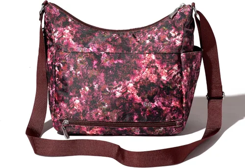 Vista 83 de Baggallini womens Everywhere Bagg Crossbody Women 11x9 Lightweight Nylon Hobo Water-resistant Travel Bag W/Rfid