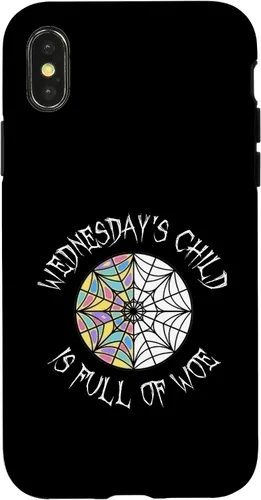 Vista 5 de Wednesday's Child Full of Woe - Carcasa redonda para iPhone 16