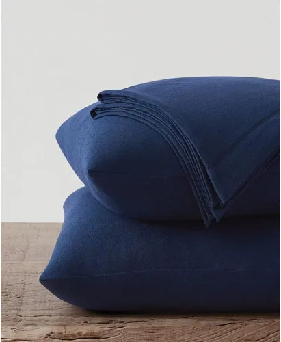 Vista 4 de Calvin Klein Home Modern Cotton Harrison - Sábana encimera de 1 pieza, tamaño Queen, algodón (Midnight)