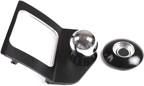 Vista 7 de Soporte de teléfono móvil de ventilación de aire de consola central de automóvil de aleación de aluminio para BMW Serie 3 E90 E92 2005-2012 Negro