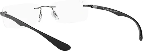 Vista 6 de Ray-Ban RX8724 - Marcos rectangulares de titanio para anteojos