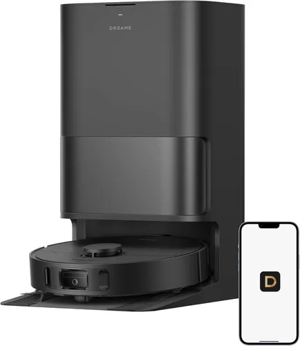 Vista 9 de DREAME Robot aspirador y trapeador D30 Ultra CE con vaciado automático de polvo, succión de 25,000 Pa, elevación de trapeador de 0.41 pulgadas