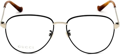 Vista 2 de Gucci Marcos ópticos unisex Gg0577oa de 2244in Negro Transparente Dorado