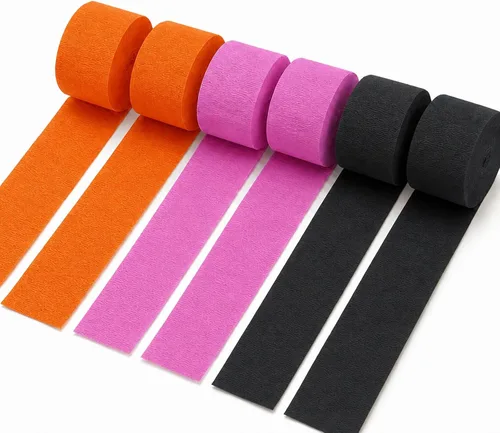 Vista 9 de AimtoHome Crepe Paper Streamers Jungle Themed Party Decor 6 Rolls