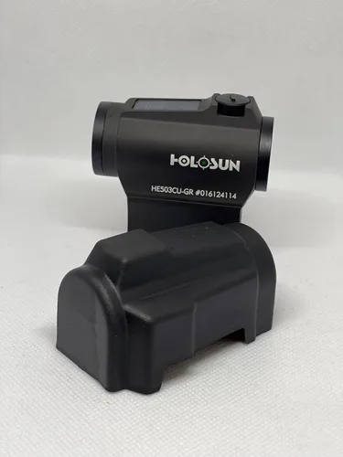 Vista 2 de Cubierta de alcance para HoloSun HE503CU -Nuevo- Fabricado en los Estados Unidos!, NEGRO