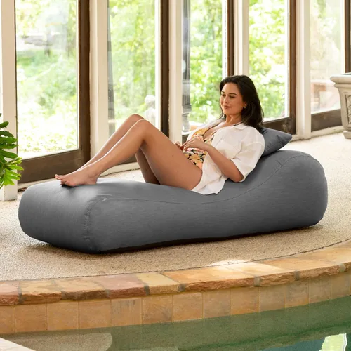 Vista 13 de Jaxx Arlo - Puf para exteriores, tumbona reclinable, para piscina, patio, Aruba
