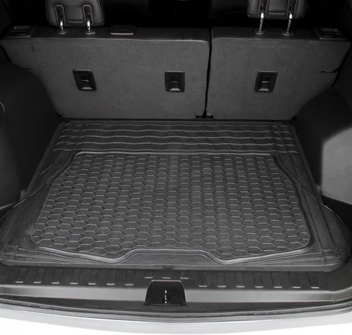 Vista 2 de Armor All Alfombrilla de carga resistente, alfombrilla de ajuste universal para automóviles, camiones, SUV, color negro