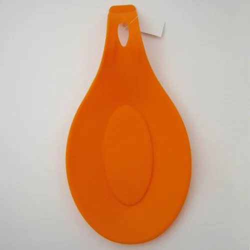 Vista 4 de Soporte de cuchara de silicona resistente al calor para utensilios de cocina, soporte para espátula, herramienta de cocina