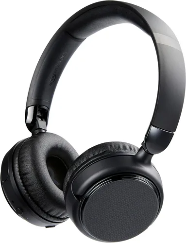 Vista 8 de Amazon Basics Auriculares con cable para computadora con micrófono ajustable, puerto de 0.1 in o control en línea con puerto USB-A, plegable, sonido