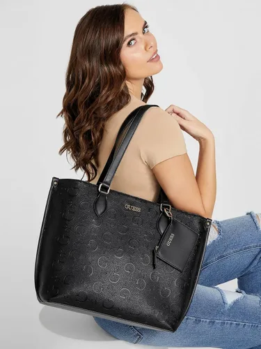 Vista 2 de GUESS Fábrica Kinsley Logotipo en relieve Carryall