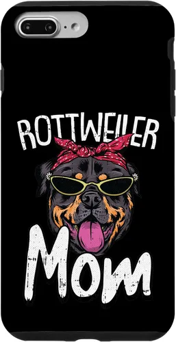 Vista 9 de iPhone 15 Rottweiler Mom Dog Puppy Doggie Pet Animal Lover Rottie Mama Case
