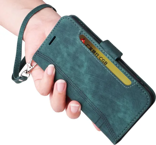 Vista 7 de Funda tipo cartera para Samsung Galaxy S20, piel sintética, con función atril, ranuras para tarjetas, funda plegable con tapa, funda protectora