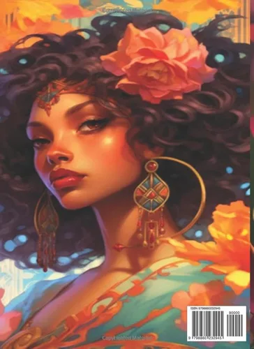 Vista 2 de Melanin Queens Adult Coloring Book