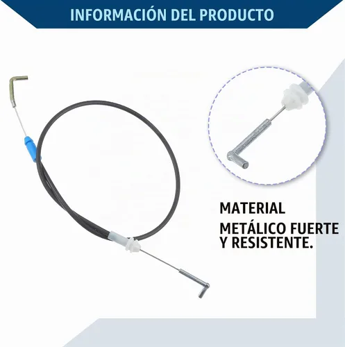 Vista 6 de 5165721AA - Cable de puerta delantera izquierda/manija interior para Ram 1500 2011-2018 para Ram 2500 2011-2023 / Cable de liberación del pestillo
