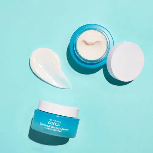 Vista 2 de COOLA Crema hidratante facial orgánica The Great Barrier, protección de barrera cutánea probada por dermatólogos, vegana y sin gluten, 1.5 onzas