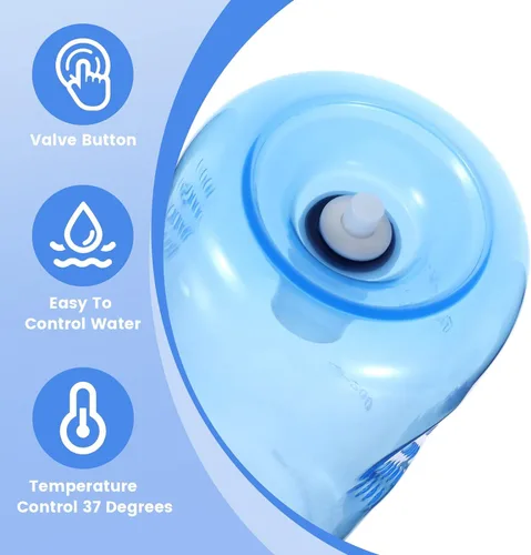 Vista 2 de Irrigación nasal portátil, sin fugas, enjuague sinusal para varios síntomas nasales, máquina limpiadora de nariz para adultos y niños, con 30