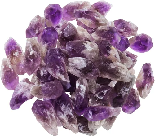 Vista 16 de Apengshi Piedra curativa de amatista, piedra en bruto, 0.97 libras (15.52 oz), cristal natural, piedra de chakra, meditación Reiki, colección