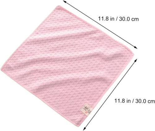 Vista 9 de 4 toallas cuadradas de secado rápido, toallas de baño de microfibra para niños, toallas pequeñas de secado rápido, toallas delicadas para la cara