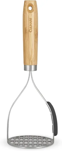 Vista 11 de Culinare Naturals C70011 - Cortador de tartas Bambú sostenible/acero inoxidable (L) 10.630 in x 2.559 in Cortador de pasteles, cortador