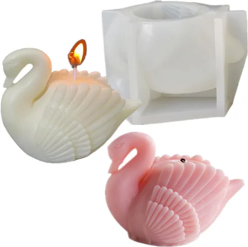Vista 10 de Moldes de jabón de pájaro 3D, molde de resina hecho a mano, molde de vela, moldes de arte para manualidades, decoraciones de pasteles