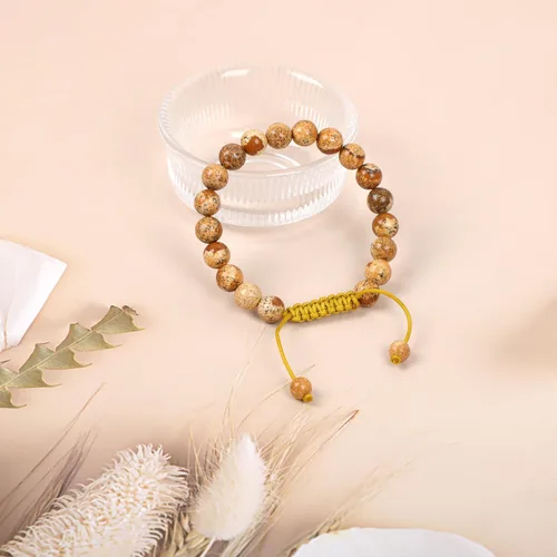 Vista 158 de AD Beads Pulseras de piedras preciosas unisex de 0.315 pulgadas (0.315 in), macramé curativo ajustable de 7 a 9 pulgadas Usa esta pulsera