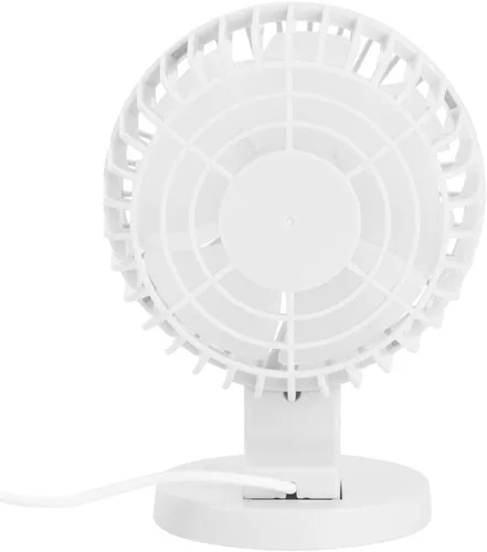 Vista 9 de A sixx Ventilador de escritorio de funcionamiento silencioso, ventilador silencioso, control remoto portátil para oficina y hogar (blanco)