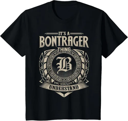 Vista 26 de Camiseta vintage It's A BONTRAGER Thing You Wouldn't Understand Name, Negro