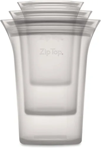 Vista 63 de Zip Top - Contenedores reutilizables de silicón 100 % platino