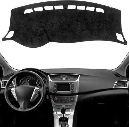 Vista 30 de Alfombrilla Protectora para Salpicadero Compatible con Nissan Altima 2012-2007 (Código de Cuerpo L32, Sin Modelos HUD), Alfombrilla Antirreflejos