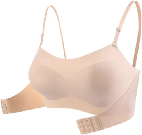 Vista 6 de Sujetador adhesivo para mujer, con hebilla frontal, sin tirantes, brasier sin costuras