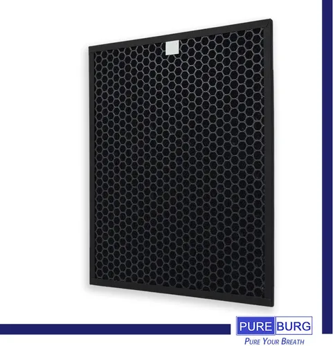 Vista 5 de PUREBURG Filtro de repuesto compatible con Sharp FP-F60UW FP-F60U-W Pieza purificador de aire FZ-F60HFU FZ-F60DFU, H13 True HEPA y carbón activado