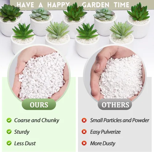 Vista 4 de Riare Perlita orgánica de 2 cuartos de galón para plantas, enmienda de suelo de perlita hortícola para plantas, mezcla de macetas, acondicionador