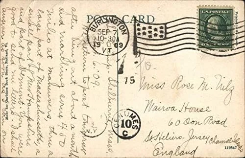 Vista 2 de House of Correction Rutland, Vermont VT Original Antique Postcard 1909