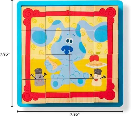 Vista 4 de Melissa & Doug Blue's Clues & You! - Rompecabezas de madera (16 piezas)