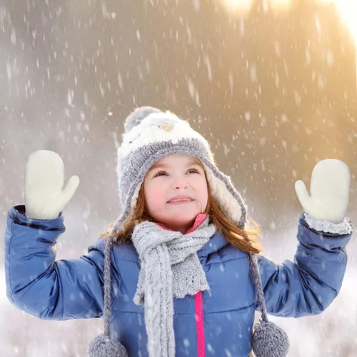 Vista 6 de ONESING 5 pares de guantes negros para bebés, guantes cálidos para recién nacidos, guantes de invierno para bebés y niñas