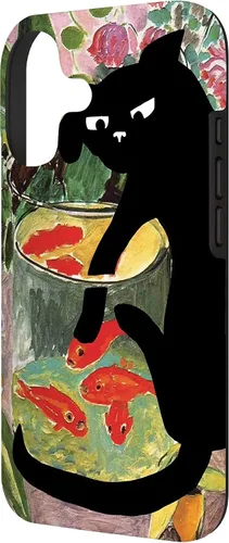 Vista 2 de Matisse's Goldfish and A Cat Case for iPhone 17