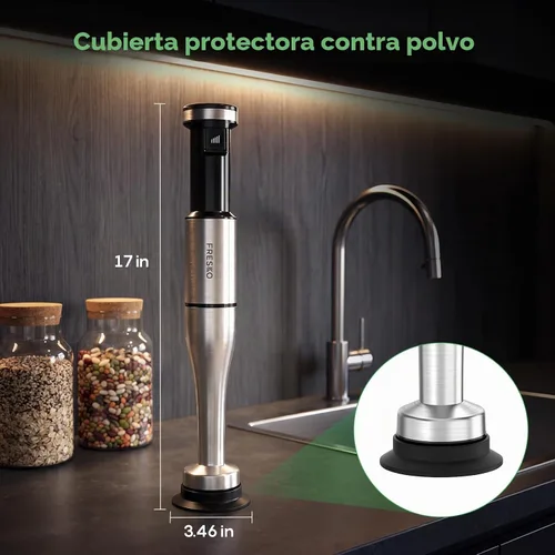 Vista 7 de FRESKO Mezcladores de inmersión de mano, disparador de velocidad variable Plateado negro