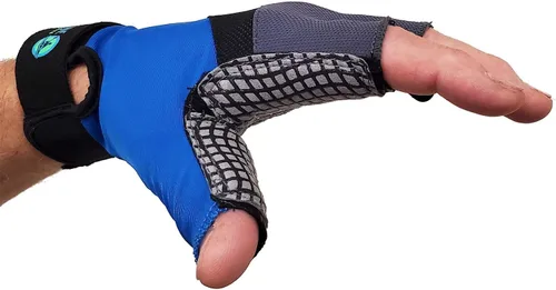 Vista 2 de Waterline Half Finger Paddling Gloves for Kayaks, Canoes and SUP Paddle Boards