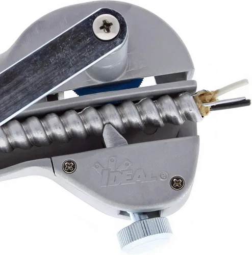 Vista 5 de IDEAL Electrical 35-782 Sir Nickless Blindado Cortador de cables - Cortador de cable giratorio de metal con perilla de mango. Herramientas