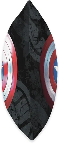 Vista 2 de Marvel The Falcon and The Winter Soldier Captain America - Cojín (16.0 x 16.0 in), multicolor