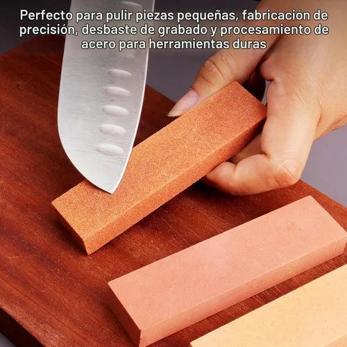 Vista 4 de 3pcs Sharpening Stone Set, Medium 240# 320# 400#-100x20x12mm