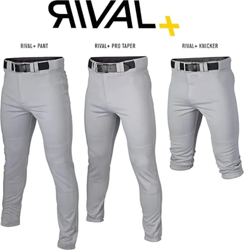 Vista 4 de Easton Rival+ Baseball Pant Full LengthSemi-Relaxed Fit Adult Sizes Solid & Piped Options