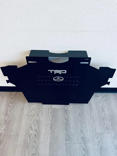 Vista 5 de Protector antirrobo, protector de cubierta, defensor, compatible con Toyota Tacoma 2WD 2016-2023 con textura negra con recubrimiento en polvo